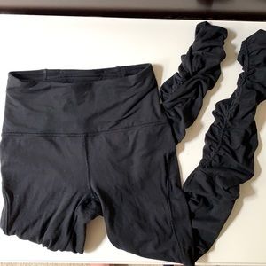 Lululemon rusched black leggings